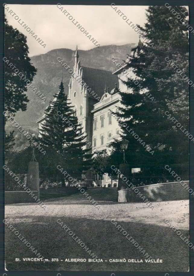 Aosta Saint Vincent foto FG cartolina MQ4910 – fronte