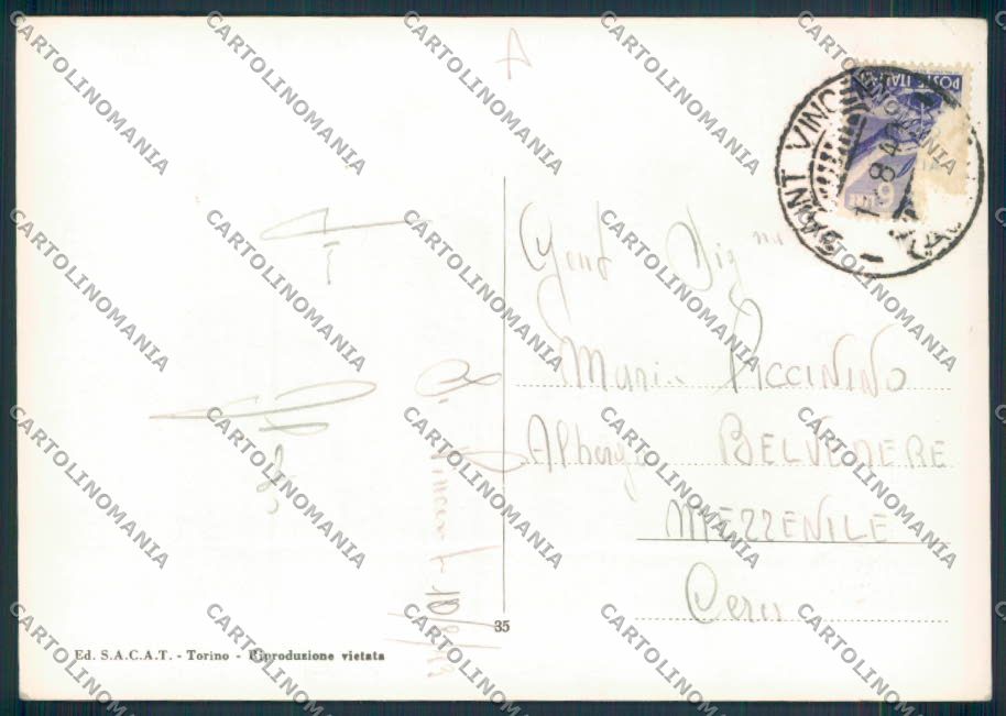 Aosta Saint Vincent foto FG cartolina MQ4910 – retro