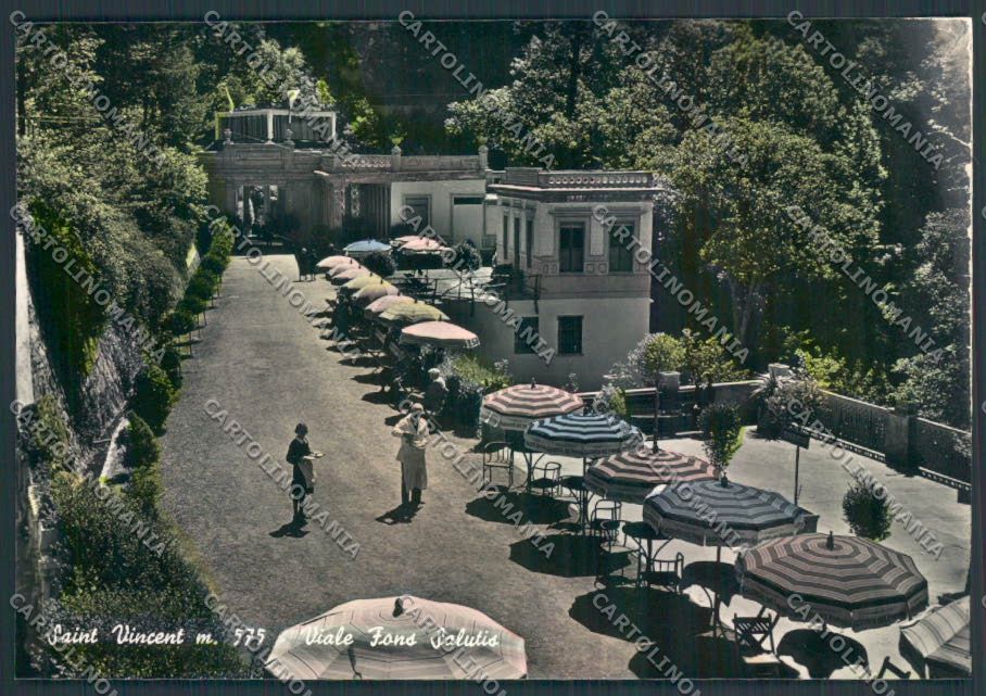 Aosta Saint Vincent foto FG cartolina MQ4911 – fronte