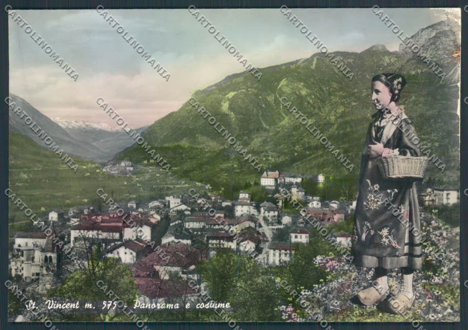 Aosta Saint Vincent foto FG cartolina MQ4913 – fronte