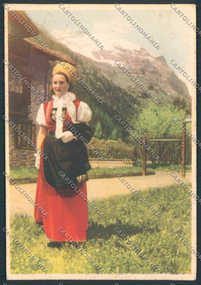 Aosta Saint Vincent Costumi FG cartolina MQ4915 – fronte