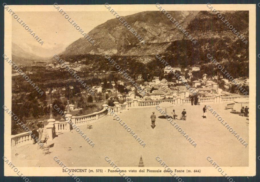 Aosta Saint Vincent FG cartolina MQ4917 – fronte
