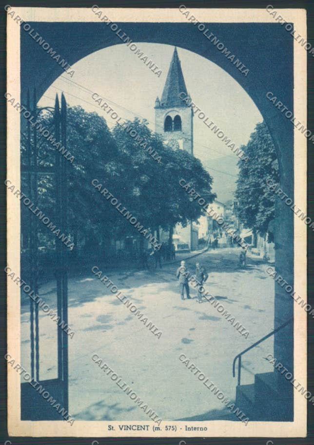 Aosta Saint Vincent FG cartolina MQ4920 – fronte