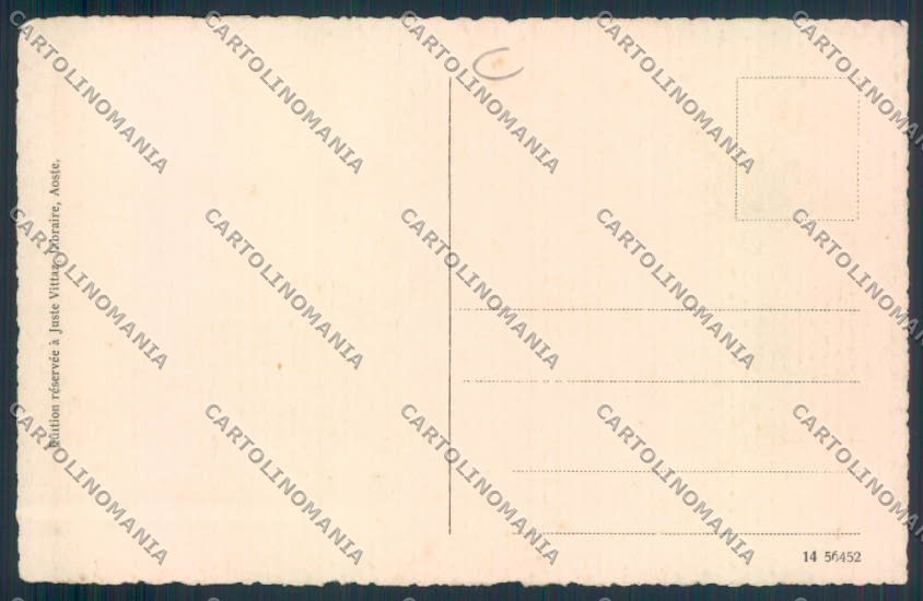 Aosta Sarre cartolina MQ4923 – retro