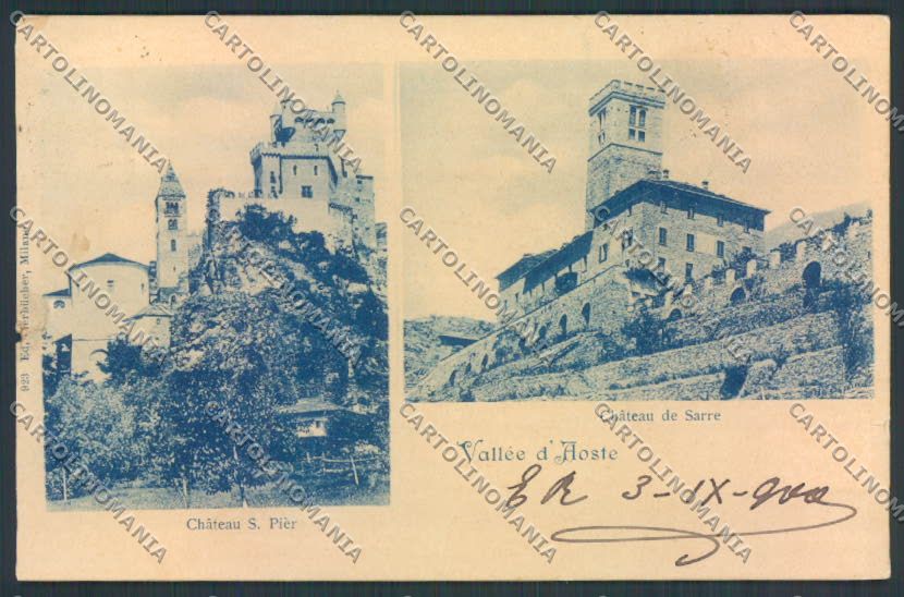 Aosta Sarre STRAPPINI cartolina MQ4927 – fronte