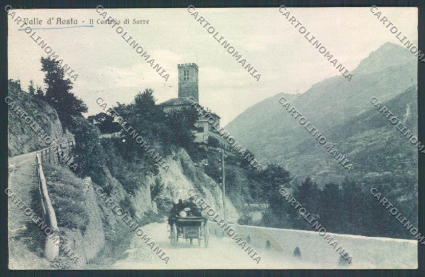 Aosta Sarre STRAPPI cartolina MQ4928 – fronte