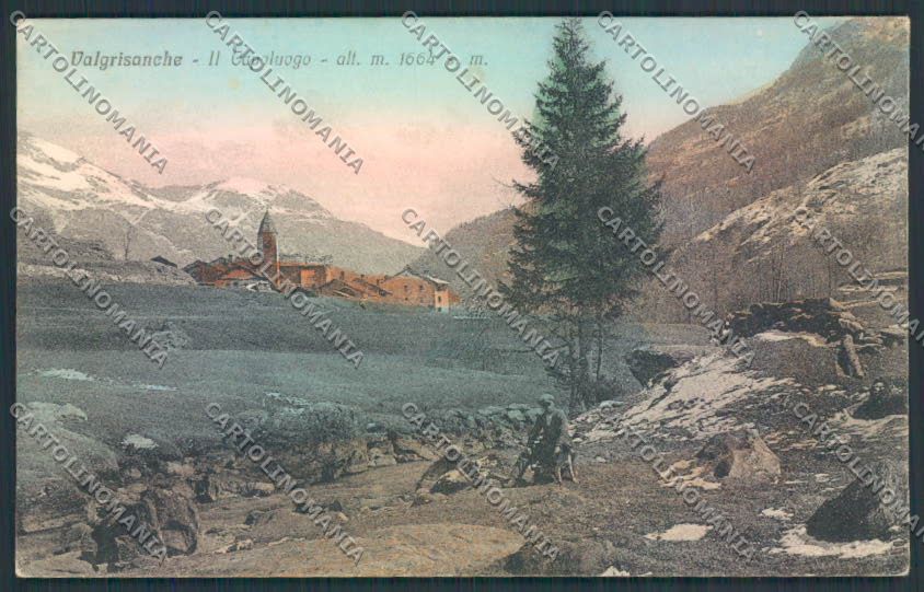 Aosta Valgrisenche cartolina MQ4937 – fronte