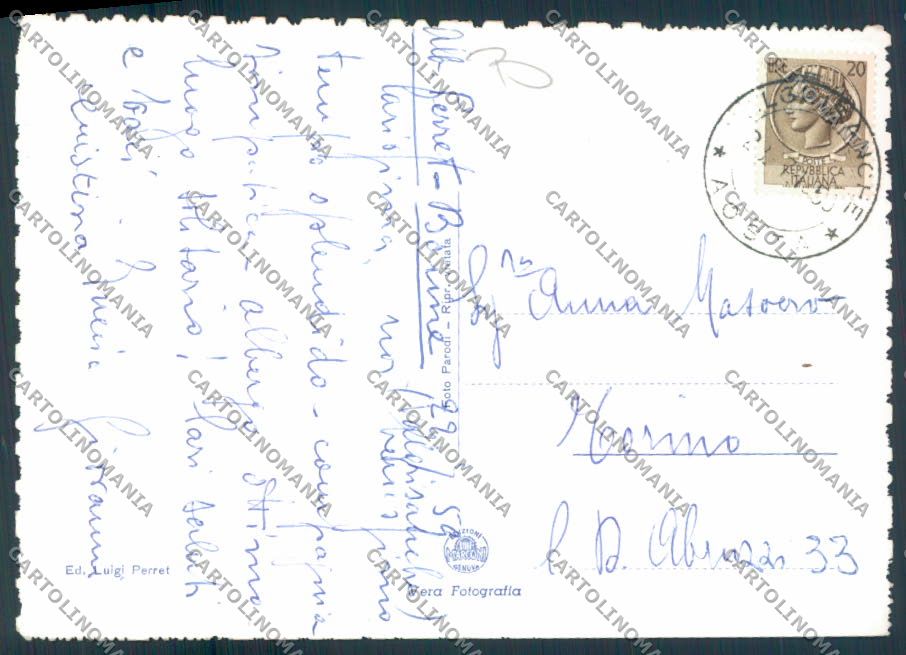 Aosta Valgrisenche Bonne foto FG cartolina MQ4939 – retro