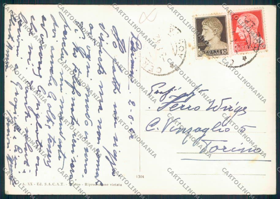 Aosta Cervinia Cervino foto FG cartolina MQ4957 – retro