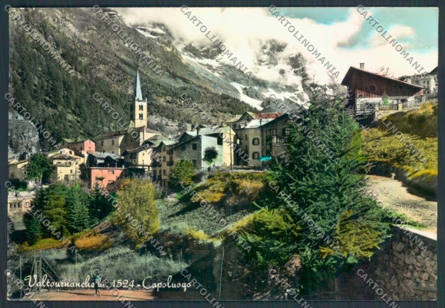 Aosta Valtournanche foto FG cartolina MQ4960 – fronte