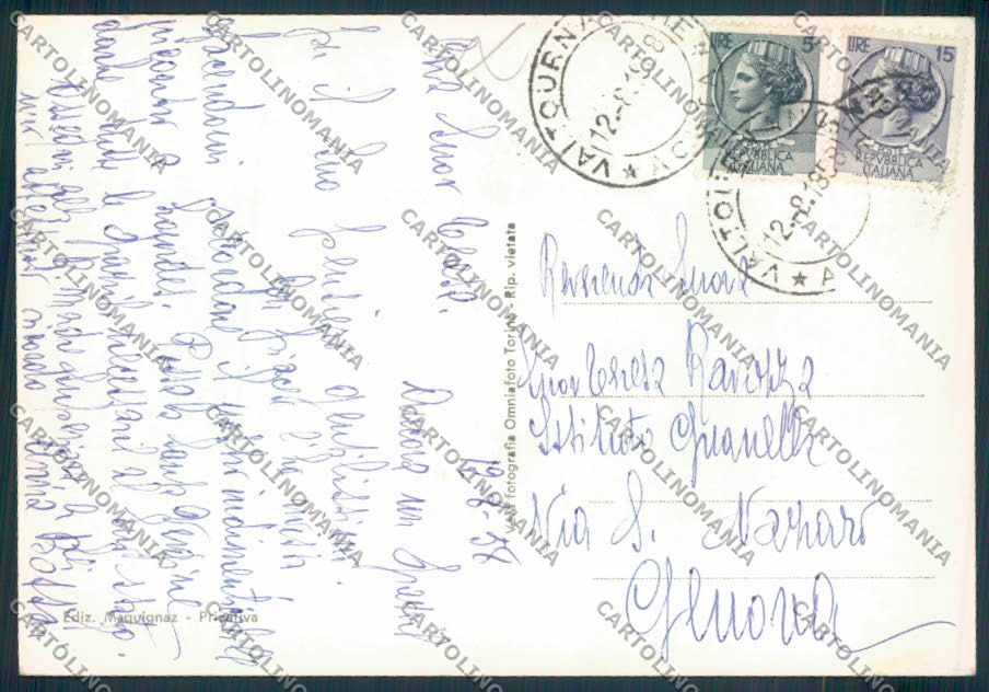 Aosta Valtournanche foto FG cartolina MQ4960 – retro