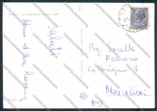 Aosta Cervinia Cervino foto FG cartolina MQ4964 – retro