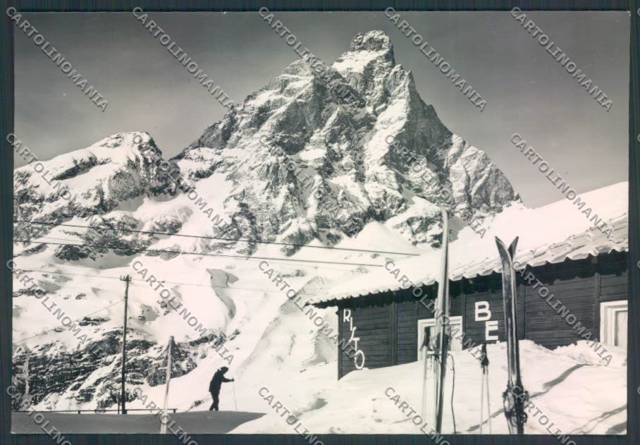 Aosta Cervinia Cervino foto FG cartolina MQ4965 – fronte