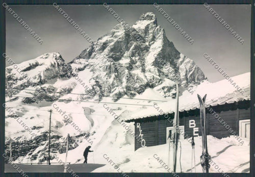 Aosta Cervinia Cervino foto FG cartolina MQ4965 – fronte