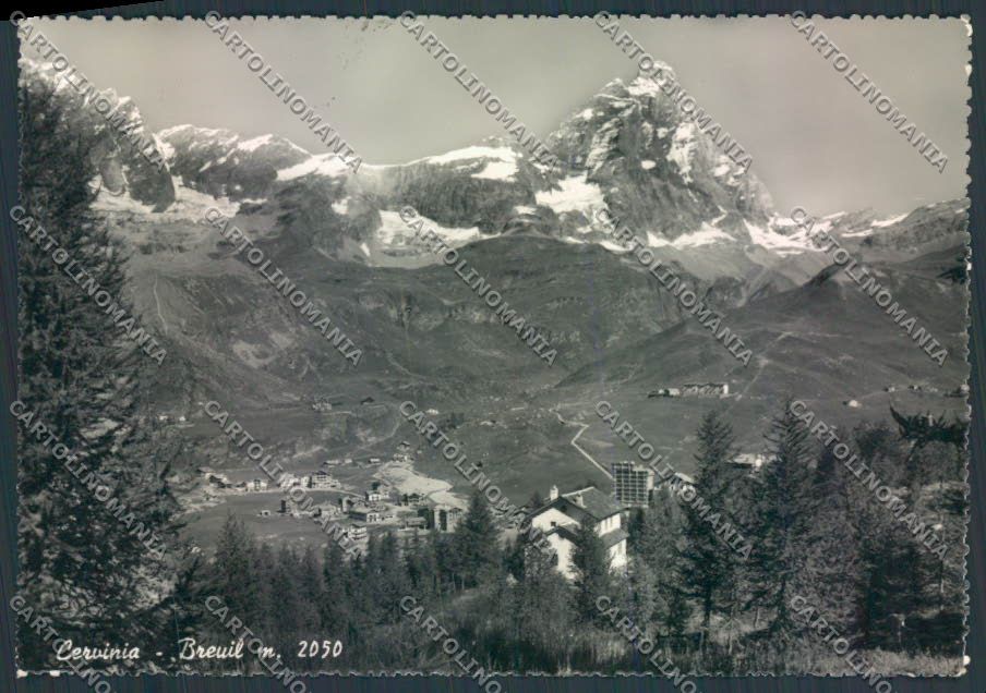 Aosta Cervinia Cervino foto FG cartolina MQ4971 – fronte