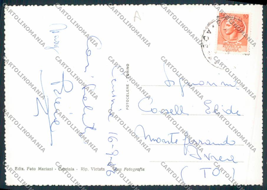 Aosta Cervinia Cervino foto FG cartolina MQ4971 – retro