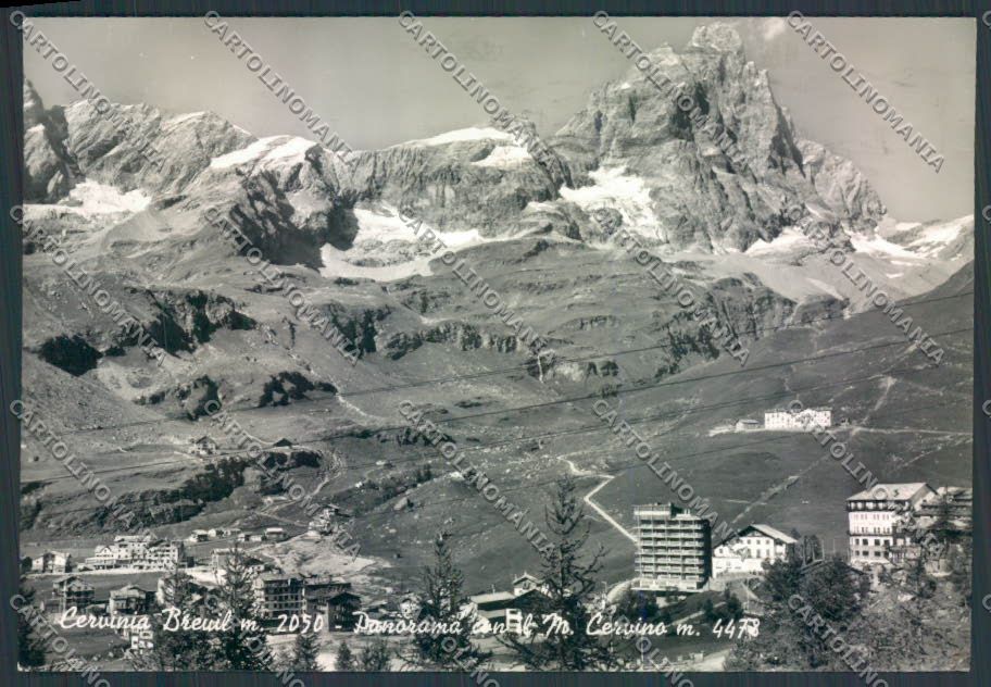 Aosta Cervinia Cervino foto FG cartolina MQ4972 – fronte
