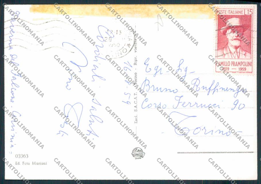 Aosta Cervinia Cervino foto FG cartolina MQ4972 – retro