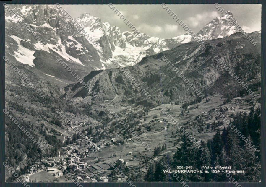Aosta Valtournanche foto FG cartolina MQ4974 – fronte
