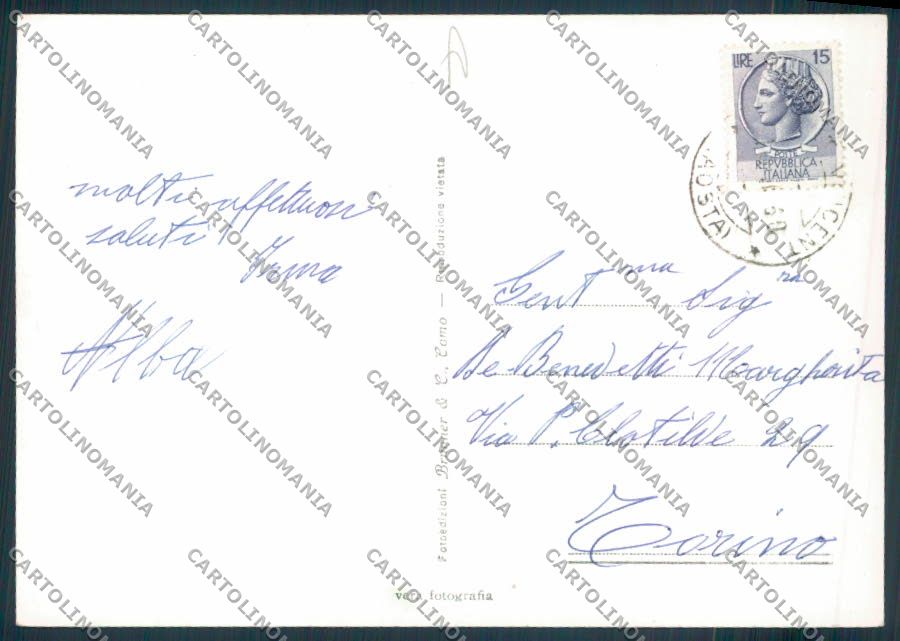 Aosta Valtournanche foto FG cartolina MQ4974 – retro