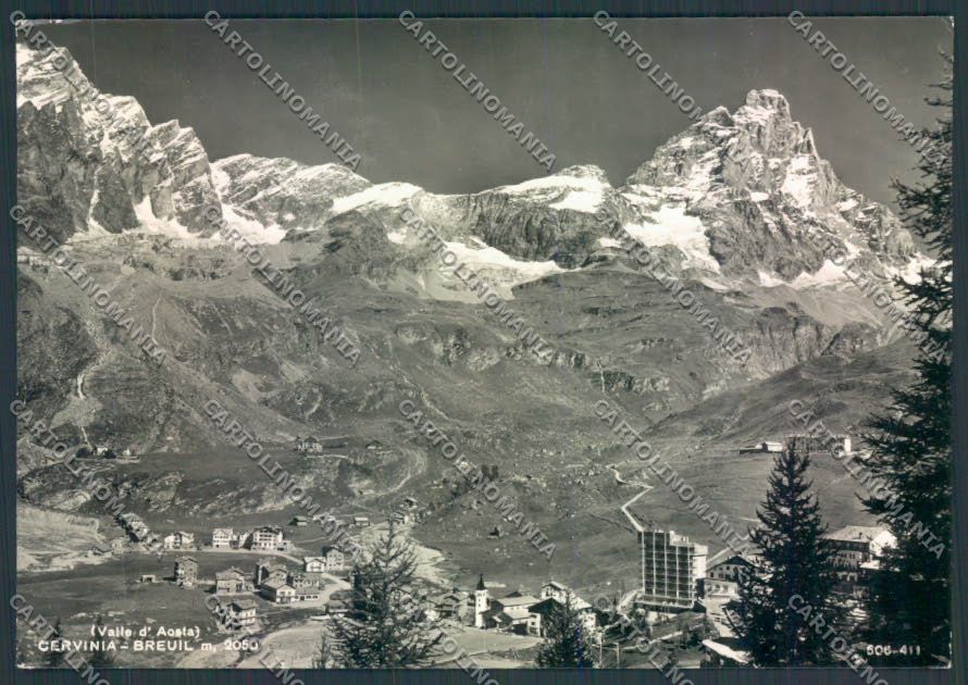 Aosta Cervinia Cervino foto FG cartolina MQ4975 – fronte