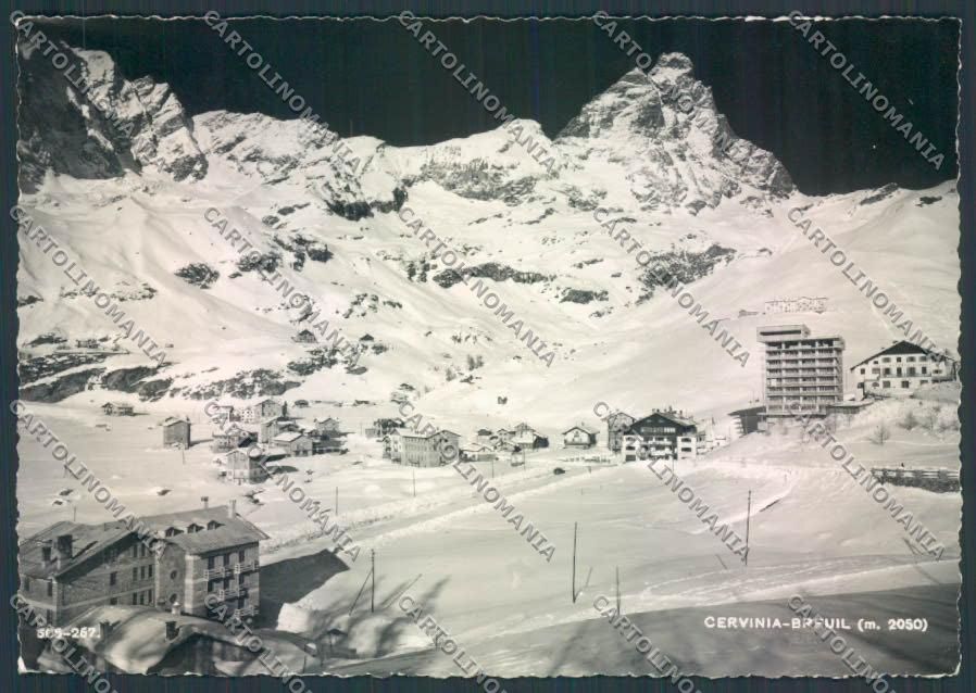 Aosta Cervinia Cervino foto FG cartolina MQ4981 – fronte
