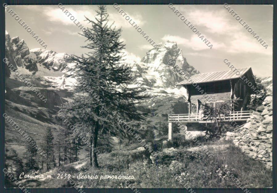 Aosta Cervinia Cervino STRAPPO foto FG cartolina MQ4982 – fronte