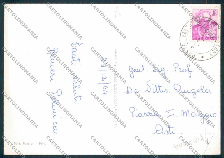 Aosta Valtournanche PIEGHINA foto FG cartolina MQ4983 – retro
