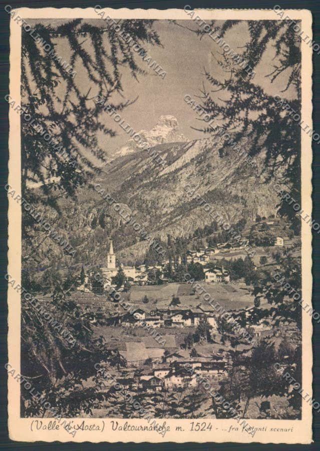 Aosta Valtournanche PIEGHINE FG cartolina MQ4984 – fronte