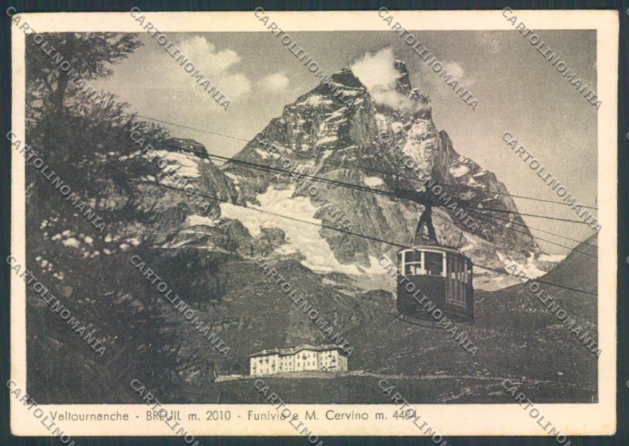 Aosta Valtournanche Cervino FG cartolina MQ4985 – fronte