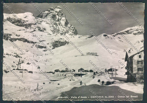 Aosta Cervinia Cervino foto FG cartolina MQ4986 – fronte