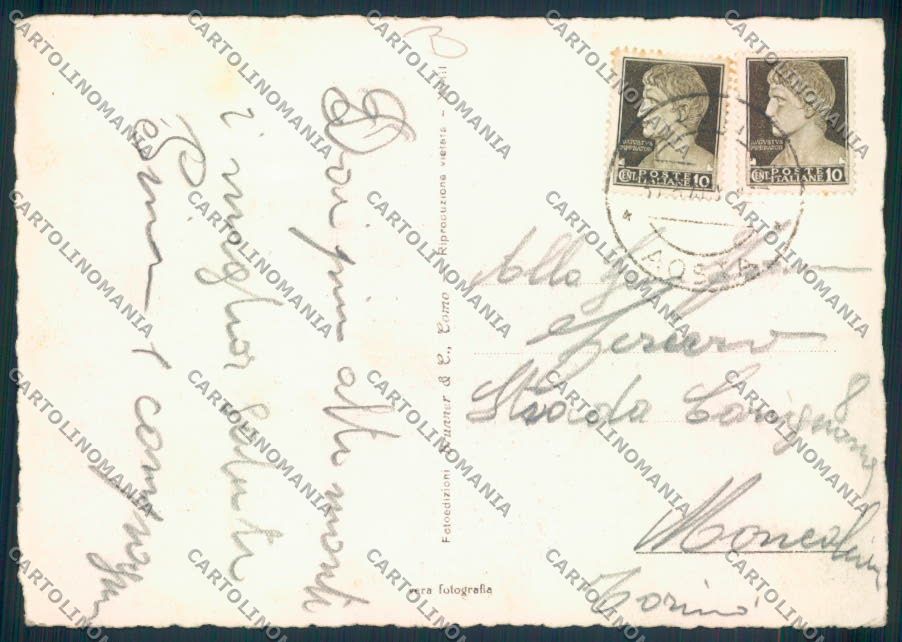Aosta Cervinia Cervino foto FG cartolina MQ4986 – retro