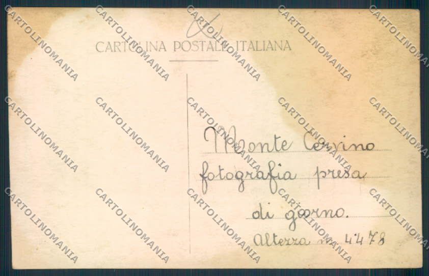 Aosta Valtournenche Cervino foto cartolina MQ4996 – retro