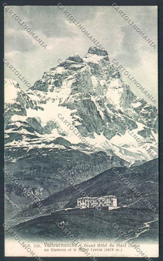 Aosta Valtournenche Cervino cartolina MQ5001 – fronte