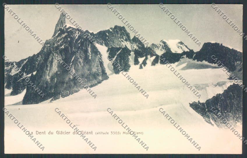 Aosta Valtournenche Géant Genta cartolina MQ5004 – fronte