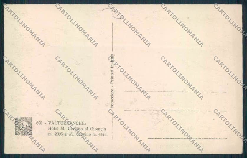 Aosta Valtournenche Cervino foto cartolina MQ5014 – retro