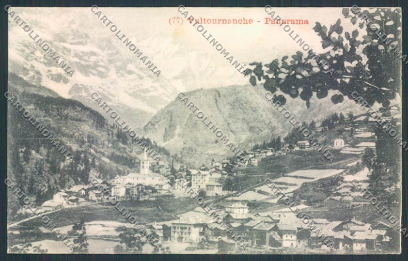 Aosta Valtournenche cartolina MQ5023 – fronte