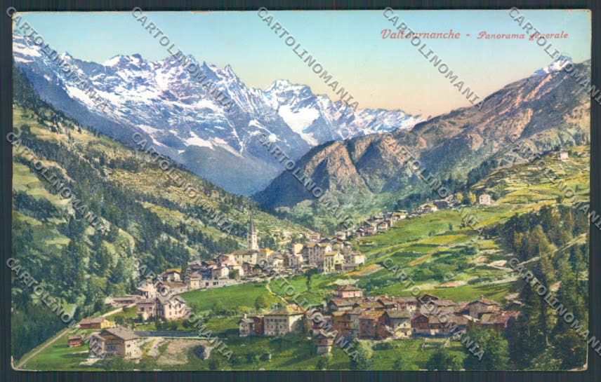 Aosta Valtournenche cartolina MQ5033 – fronte