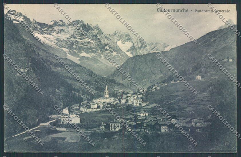 Aosta Valtournenche cartolina MQ5034 – fronte