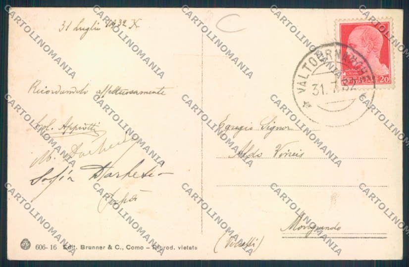 Aosta Valtournenche cartolina MQ5037 – retro