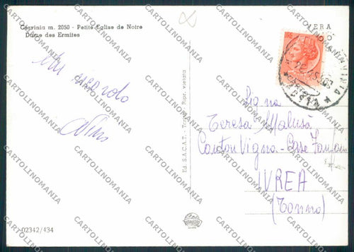 Aosta Cervinia foto FG cartolina MQ5074 – retro