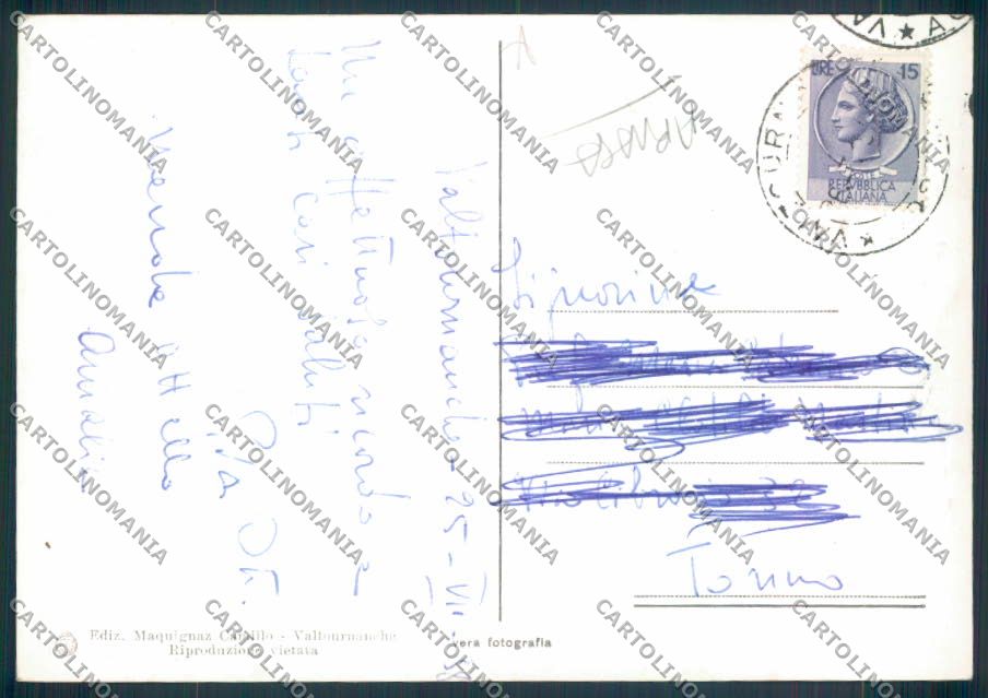 Aosta Valtournenche ABRASA foto FG cartolina MQ5076 – retro