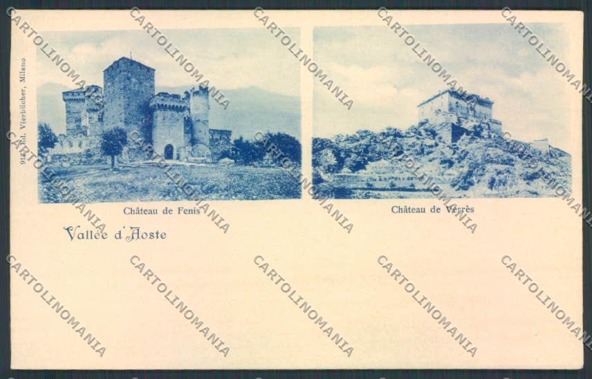 Aosta Verrès cartolina MQ5093 – fronte