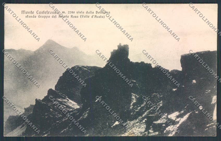 Aosta Monte Castelrosso Monte Rosa cartolina MQ5128 – fronte