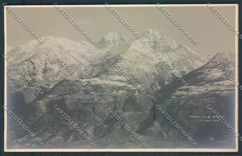 Aosta Gruppo Emilius J. Neer foto cartolina MQ5135 – fronte