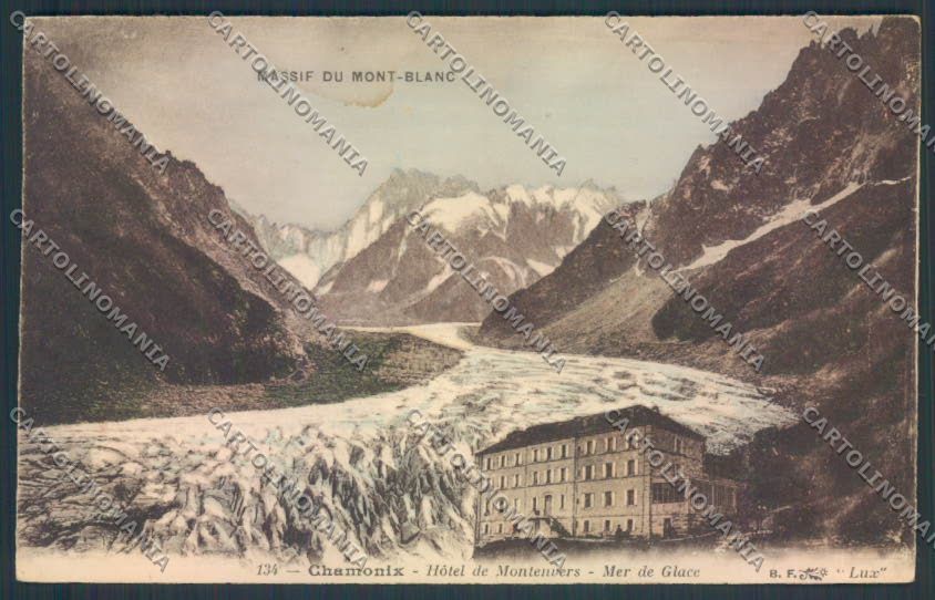 Aosta Chamonix Mer de Glace cartolina MQ5145 – fronte