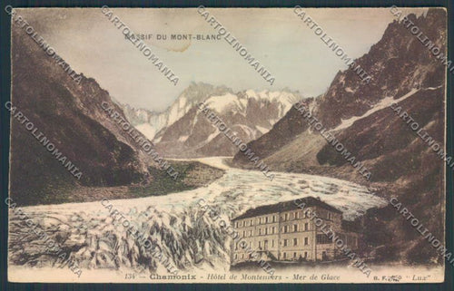 Aosta Chamonix Mer de Glace cartolina MQ5145 – fronte