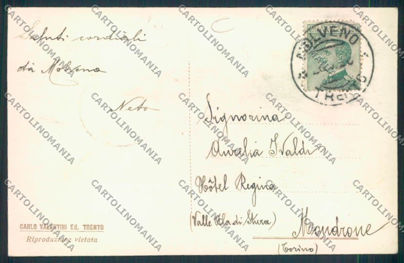 Trento San Lorenzo Rifugio foto cartolina MQ5154 – retro