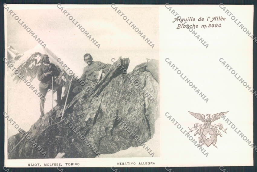 Aosta Allée Blanche Monte Bianco Alpinismo cartolina MQ5173 – fronte