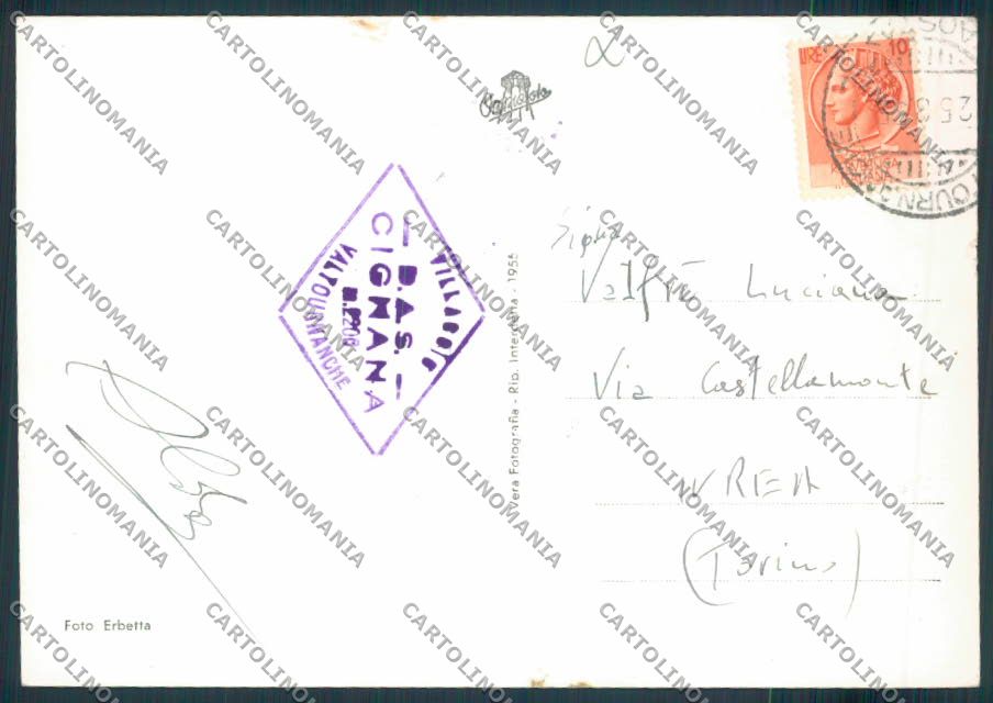 Aosta Valtournanche Cignana foto FG cartolina MQ5177 – retro